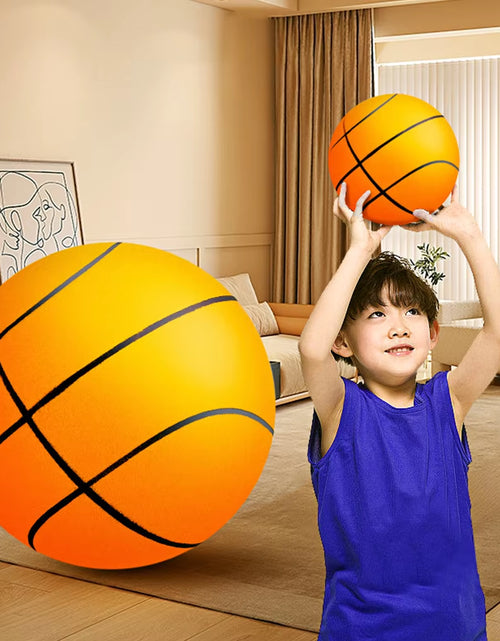 Load image into Gallery viewer, Size 7 Basketball Upgraded Elastic Silent Ball Indoor Training Silent Basketball Children&#39;S Toy Noiseless and Safe Indoor Play
