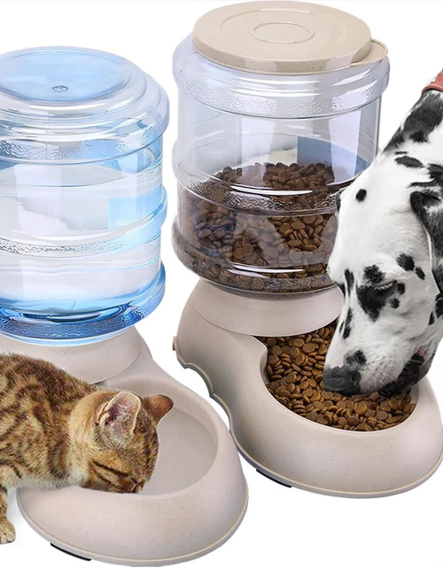 Load image into Gallery viewer, 3.75L Automatic Pets Feeder Food Water Dispenser Detachable Cats Dogs Puppy Feeding Machine ,Pets Feeder, Pets Food Dispenser
