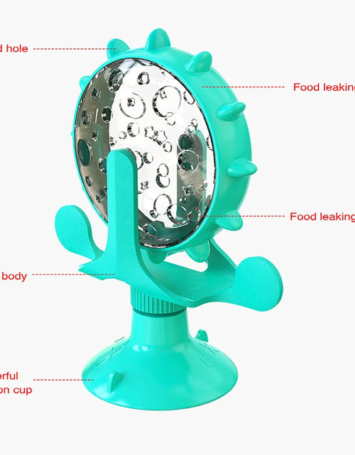 Load image into Gallery viewer, Dog Cat Feeding Interactive Wheel Toys Pet Leaking Food Training Ball Slow Dog Feeder Funny Dog Wheel Pet Products
