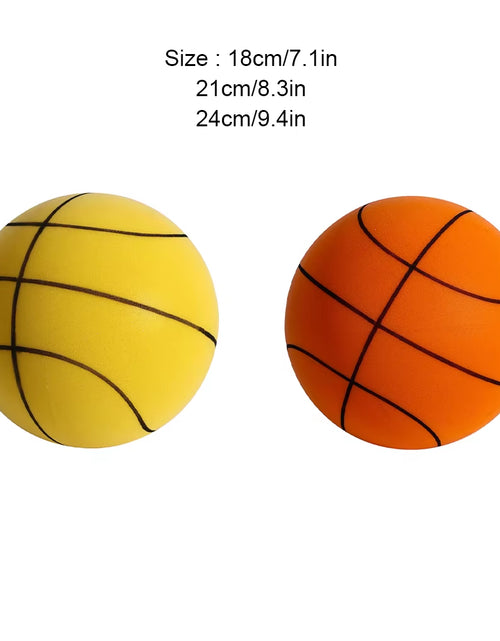 Load image into Gallery viewer, Size 7 Basketball Upgraded Elastic Silent Ball Indoor Training Silent Basketball Children&#39;S Toy Noiseless and Safe Indoor Play
