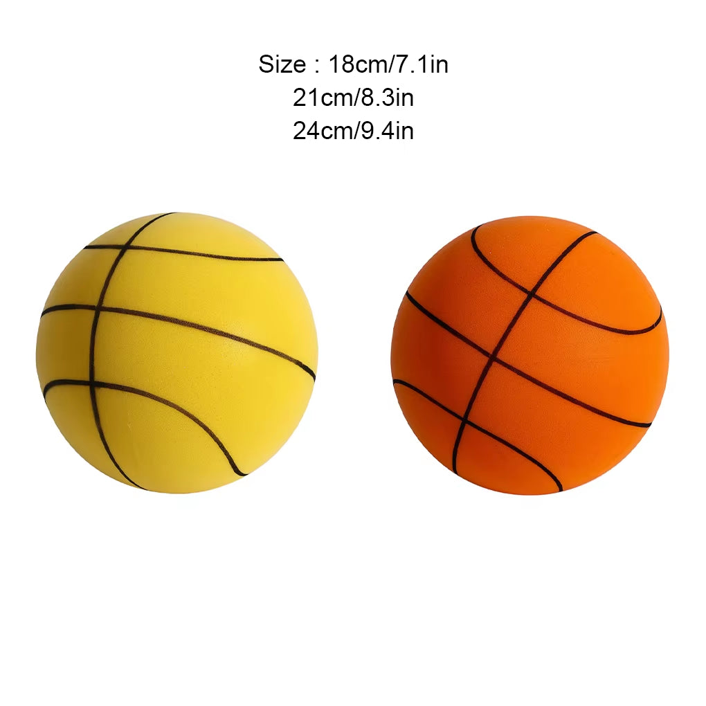 Size 7 Basketball Upgraded Elastic Silent Ball Indoor Training Silent Basketball Children'S Toy Noiseless and Safe Indoor Play