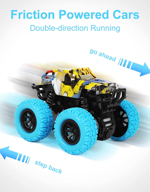 Load image into Gallery viewer, Car Toys for Boys 3-5 Years Old - Monster Toys Truck 2 Pack 360° Rotating Stunt Cars - Toddler Car Toys for Boys Girls Gifts
