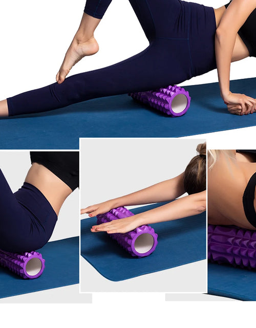 Load image into Gallery viewer, 1Pc Foam Massage Roller, Hollow Yoga Column Fitness Equipment for Muscle Massage, Physiotherapy and Sports Rehabilitation, Rolle
