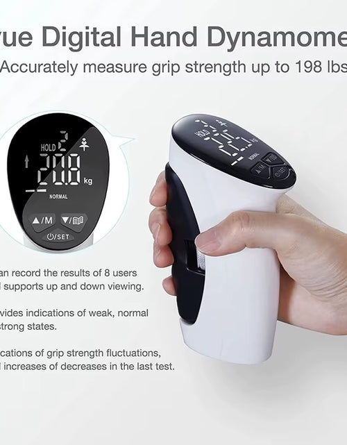 Load image into Gallery viewer, Digital Electronic Hand Grip Strength Trainer Power Exerciser Strength Trainer Tester Hand Dynamometer Fitness Accessorie
