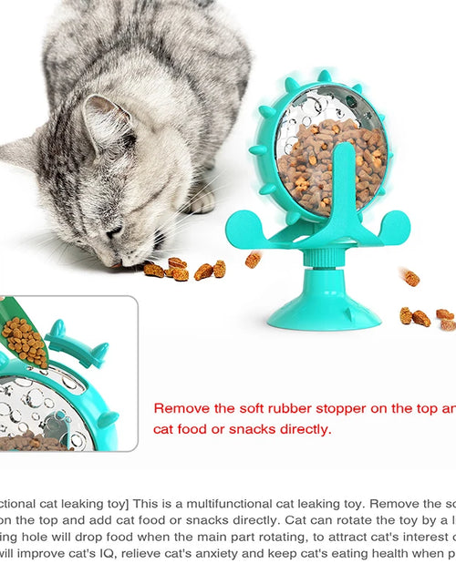 Load image into Gallery viewer, Dog Cat Feeding Interactive Wheel Toys Pet Leaking Food Training Ball Slow Dog Feeder Funny Dog Wheel Pet Products
