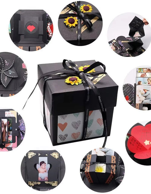 Load image into Gallery viewer, DIY Explosion Photo Album Gift Box Storage Box Valentine&#39;S Day Surprise Gift Box Romantic Couple Creative Gift
