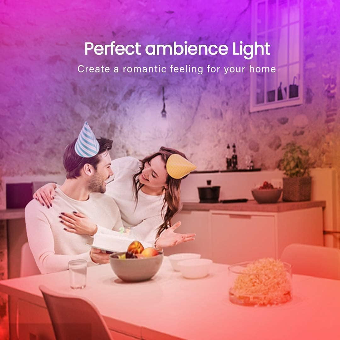 100 FT LED Strip Lights,Rope Lights,Bluetooth APP Control,Color Changing Light Strip,Lights Sync with Music,Para Cuarto,Led Lights for Bedroom（Packaging Error Described as 30FT）