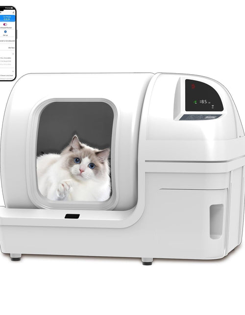 Load image into Gallery viewer, Automatic Cat Litter Box Self Cleaning - UPFAS 100L Extra Large Cat Litter Bo...
