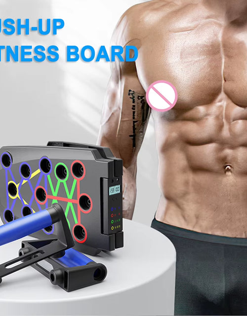 Load image into Gallery viewer, Foldable Push-Up Board 22/30 Modes at Home Push up Portable Abdominal Household Biceps Brachii Muscle Chest Training Equipment
