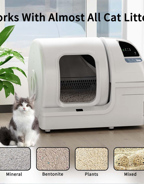 Load image into Gallery viewer, Automatic Cat Litter Box Self Cleaning - UPFAS 100L Extra Large Cat Litter Bo...
